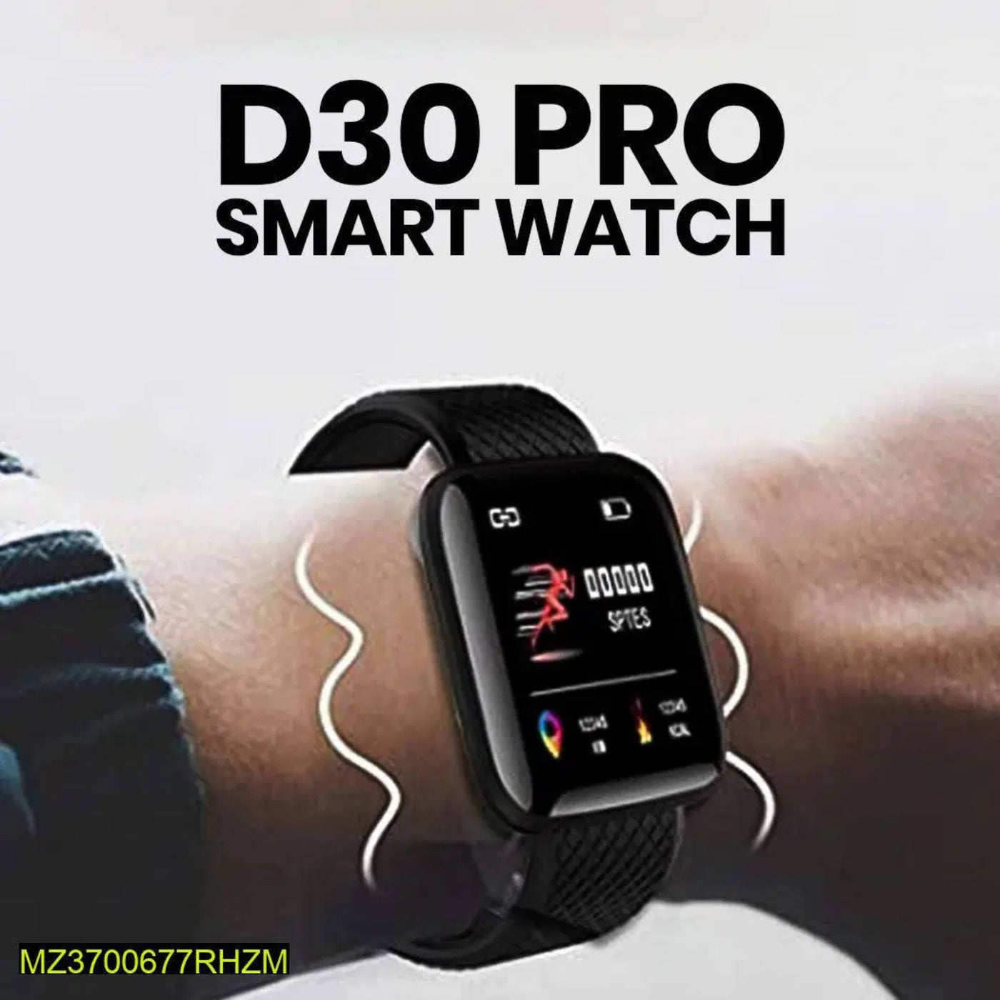 D30 Pro Smart Watch black