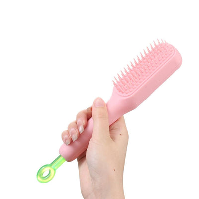 Self Cleaning Anti Static Massage Comb Retractable Cleaning Hair Comb Massage Hairbrush for Women Cleaning Hair Brush for Effortless Hair Removal and Cleaning