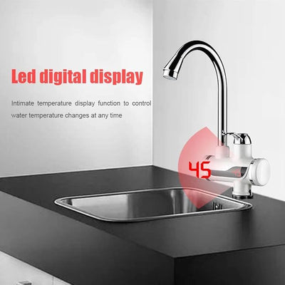 Instant 360° Electric Water Heating Tap for Kitchens and Bathrooms