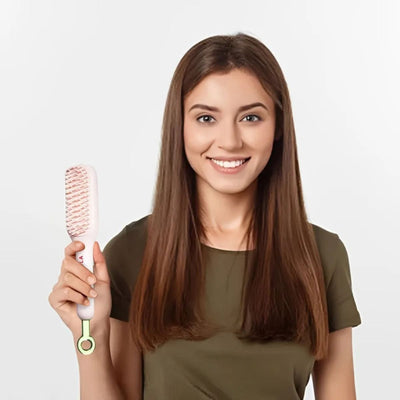 Self Cleaning Anti Static Massage Comb Retractable Cleaning Hair Comb Massage Hairbrush for Women Cleaning Hair Brush for Effortless Hair Removal and Cleaning